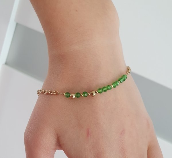 ARMBAND GOLD CELEBRITY EDELSTAHL