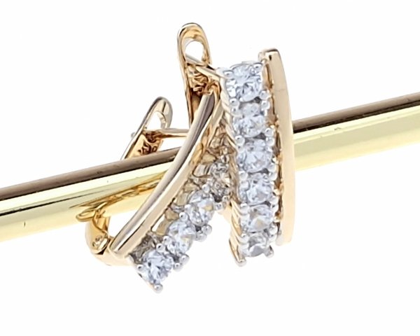 exklusive swarovski vergoldete ohrringe