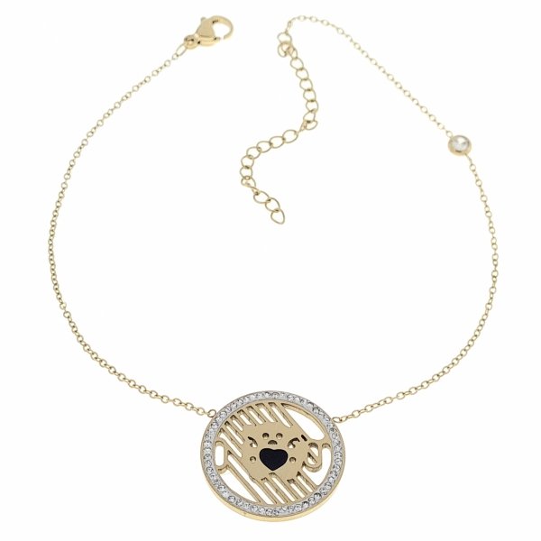 ARMBAND GOLD CELEBRITY EDELSTAHL