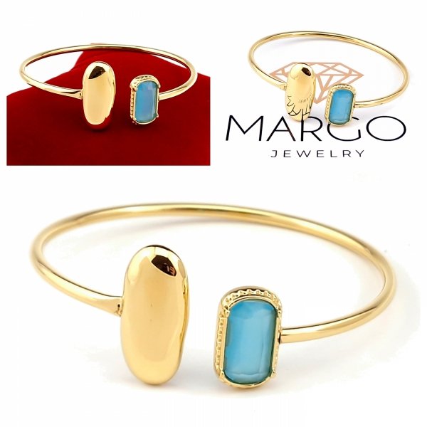 ARMBAND GOLD CELEBRITY EDELSTAHL