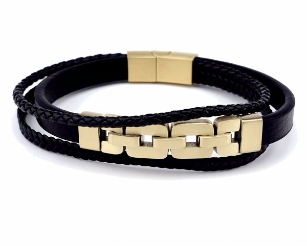 ARMBAND GOLD CELEBRITY EDELSTAHL