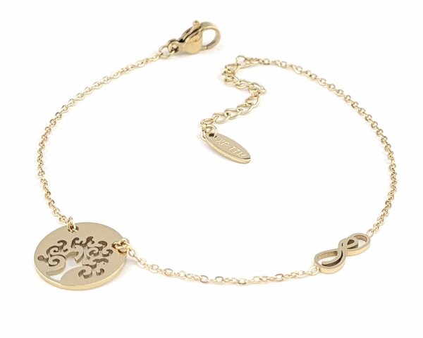 ARMBAND GOLD CELEBRITY EDELSTAHL
