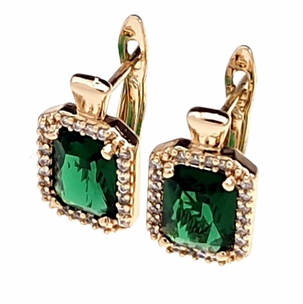 exklusive swarovski vergoldete ohrringe