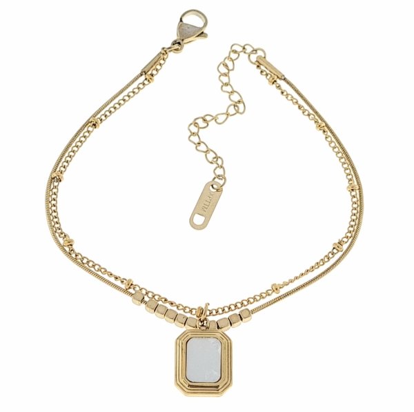 ARMBAND GOLD CELEBRITY EDELSTAHL
