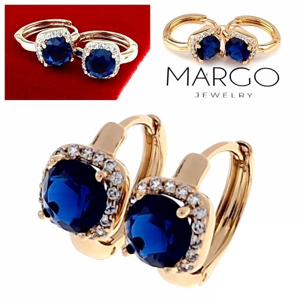 exklusive swarovski vergoldete ohrringe