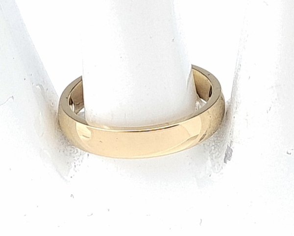3726b  Pierścionek 20,60mm złoty stal chirurgiczna obrączka