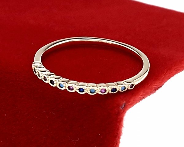 Goldring 18,60 mm. vergoldete Verlobung Xuping