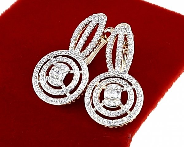 exklusive swarovski vergoldete ohrringe