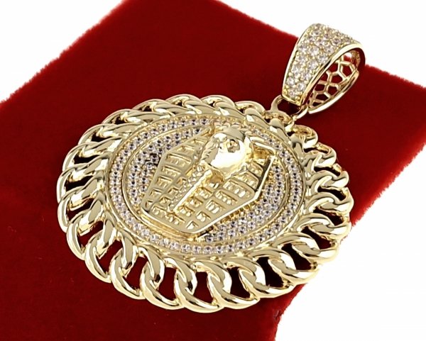 Goldanhänger 18 Karat glänzendes Xuping