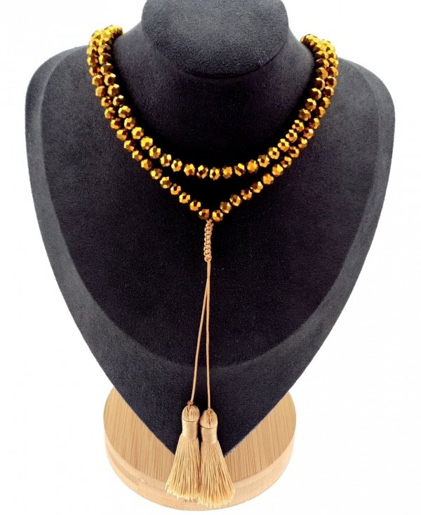 GOLDENES ARMBAND MIT EDELSTAHL
