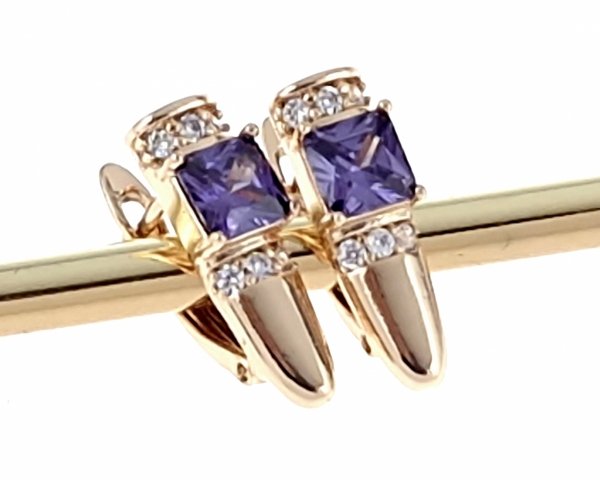 exklusive swarovski vergoldete ohrringe