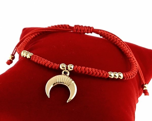 GOLDENES ARMBAND MIT EDELSTAHL