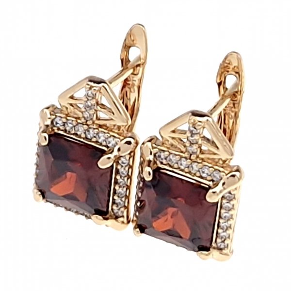 exklusive swarovski vergoldete ohrringe