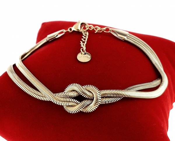 ARMBAND GOLD CELEBRITY EDELSTAHL