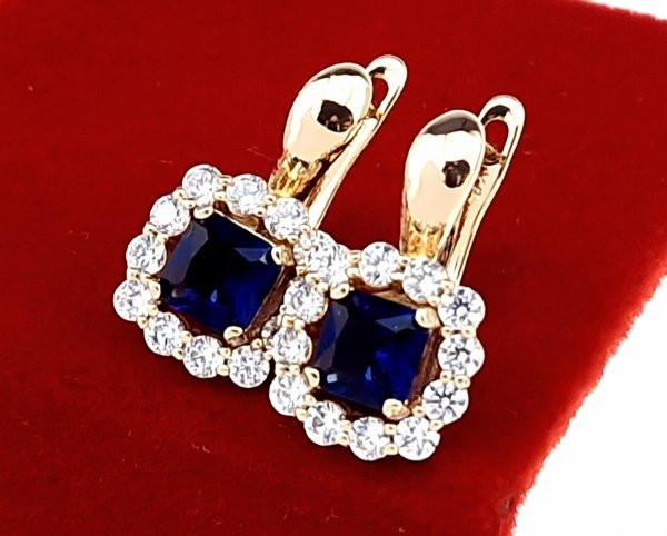 exklusive swarovski vergoldete ohrringe