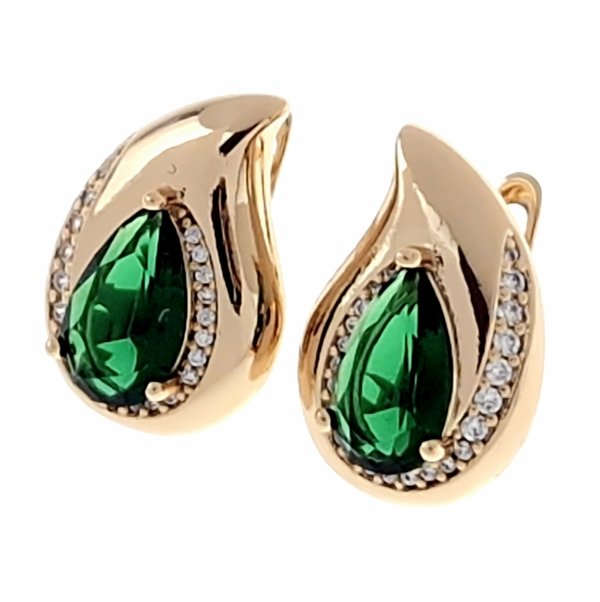 exklusive swarovski vergoldete ohrringe
