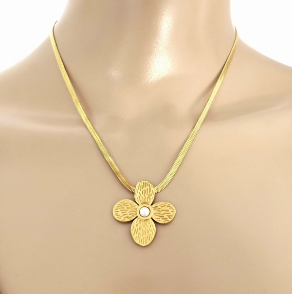 GOLDENE KETTENFESTIGKEITS-HALSKETTE EDELSTAHL