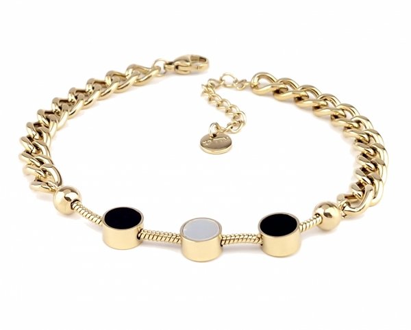 ARMBAND GOLD CELEBRITY EDELSTAHL