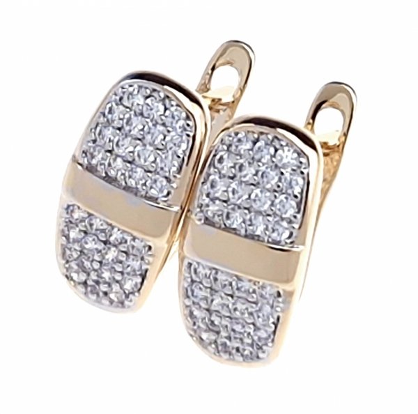 exklusive swarovski vergoldete ohrringe