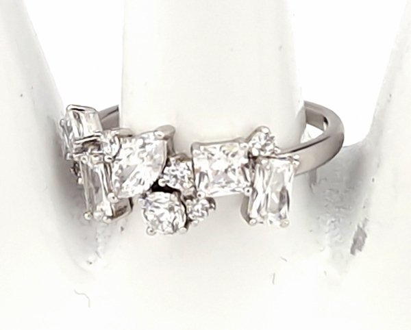 Goldring 18,60 mm. vergoldete Verlobung Xuping