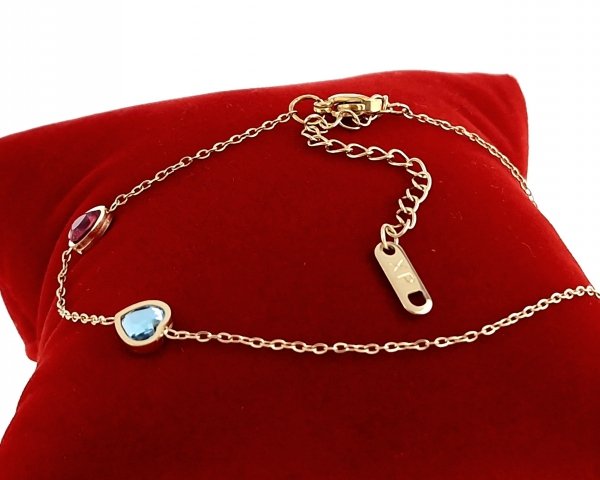 ARMBAND GOLD CELEBRITY EDELSTAHL