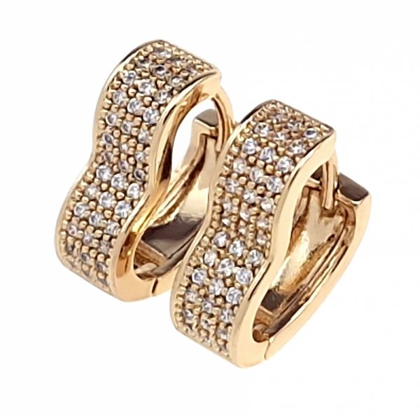 exklusive swarovski vergoldete ohrringe