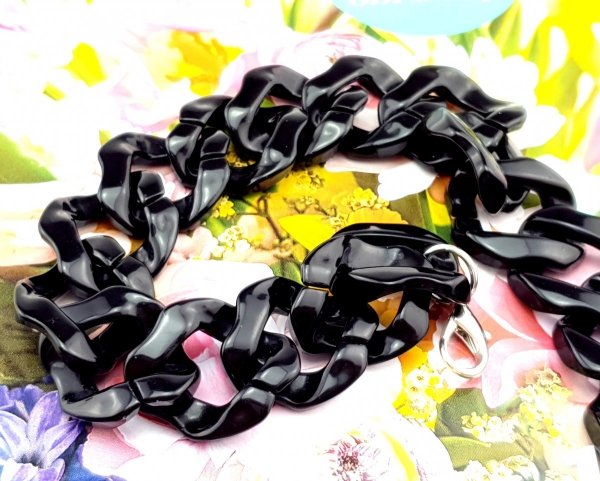 Goldkette Acryl Halskette