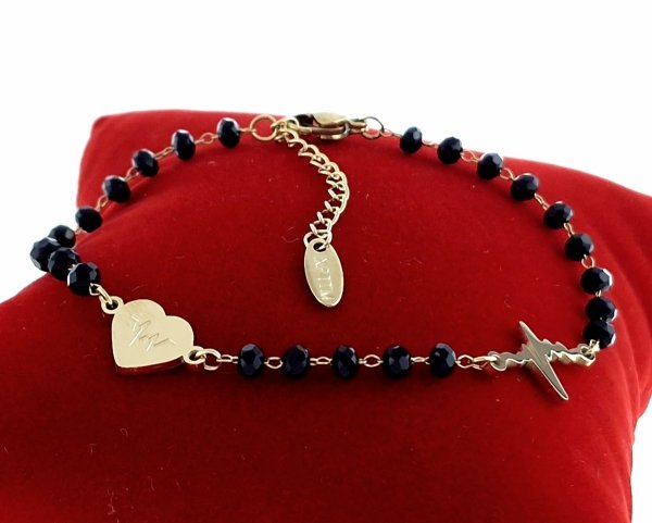 ARMBAND GOLD CELEBRITY EDELSTAHL