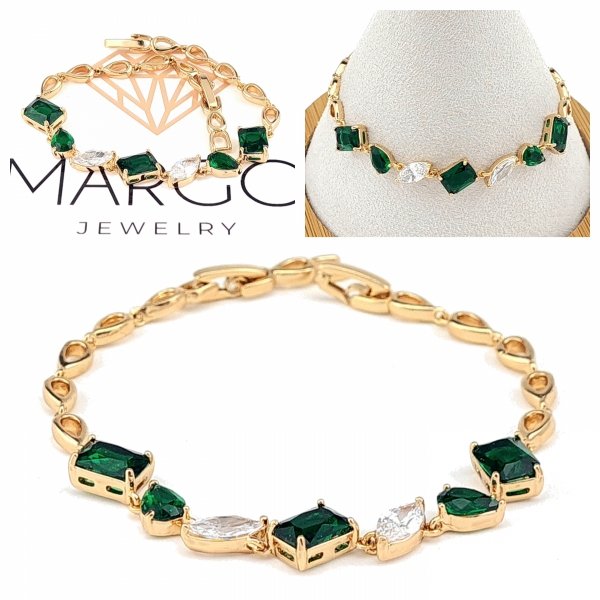 Armband aus 18 Karat vergoldetem Gold