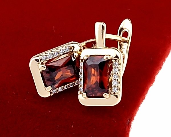 exklusive swarovski vergoldete ohrringe