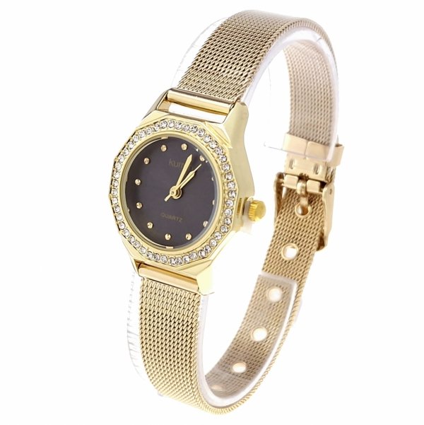 Damenuhr golden kurren Edelstahl