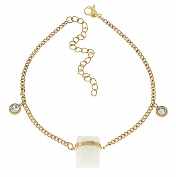 ARMBAND GOLD CELEBRITY EDELSTAHL