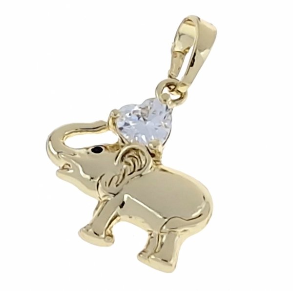 Goldanhänger 18 Karat glänzendes Xuping