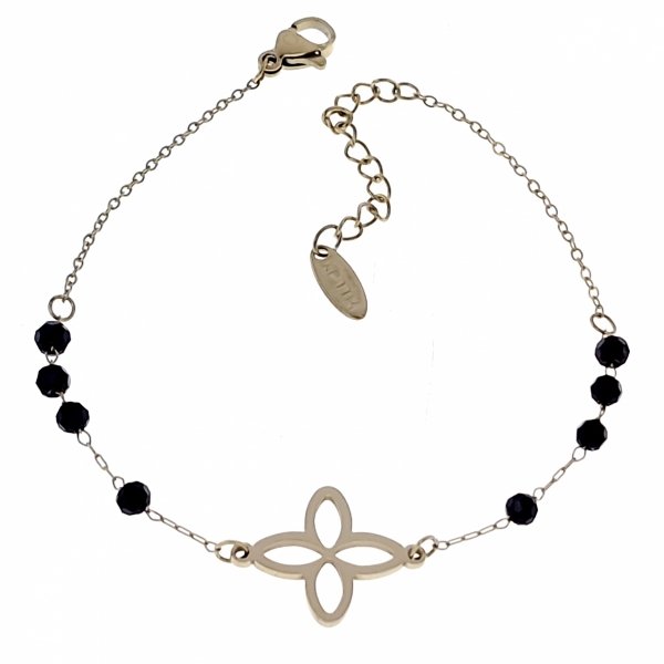 ARMBAND GOLD CELEBRITY EDELSTAHL