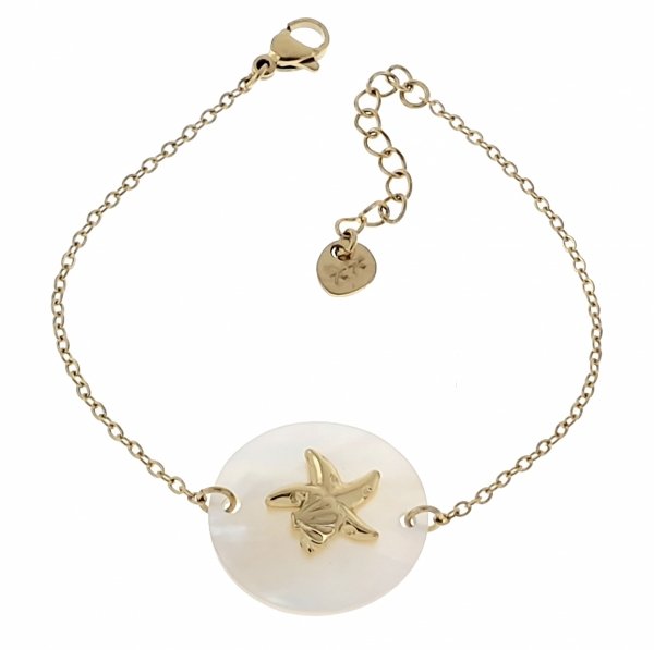 ARMBAND GOLD CELEBRITY EDELSTAHL