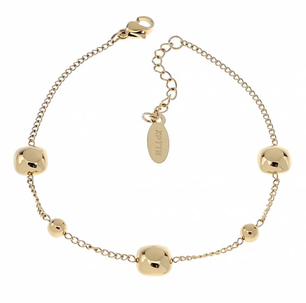 ARMBAND GOLD CELEBRITY EDELSTAHL