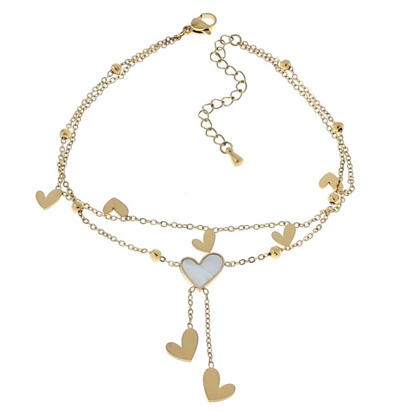 ARMBAND GOLD CELEBRITY EDELSTAHL