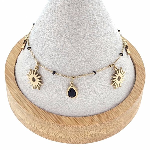 ARMBAND GOLD CELEBRITY EDELSTAHL