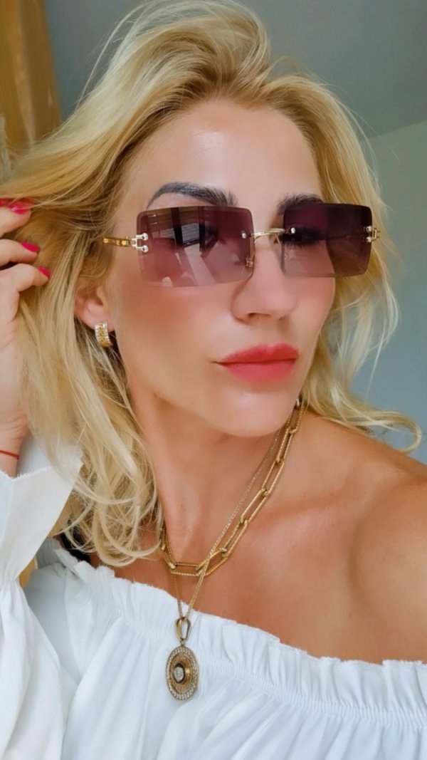 0199 Damskie okulary przeciwsłoneczne lato ozdobne