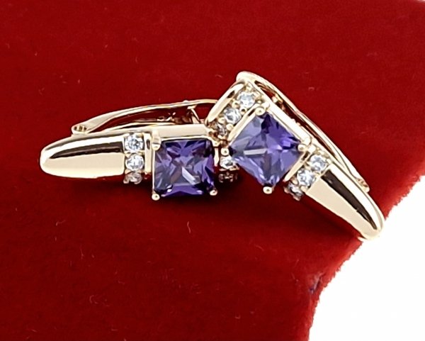 exklusive swarovski vergoldete ohrringe