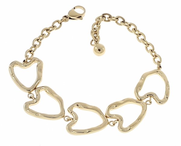 ARMBAND GOLD CELEBRITY EDELSTAHL