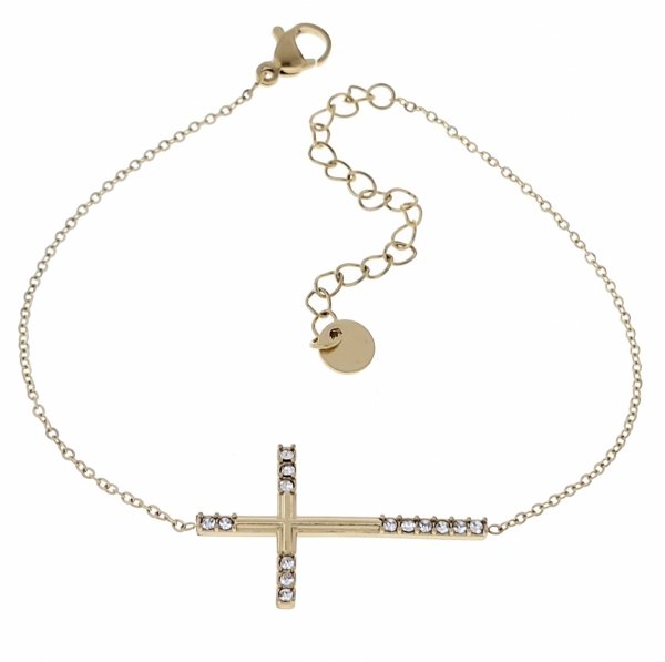 ARMBAND GOLD CELEBRITY EDELSTAHL