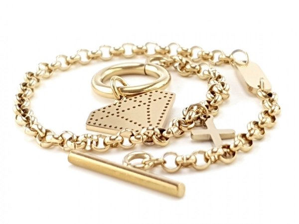 ARMBAND GOLD CELEBRITY EDELSTAHL