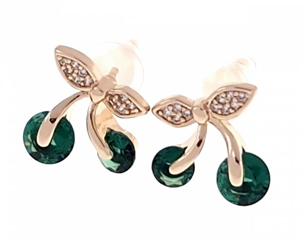exklusive swarovski vergoldete ohrringe
