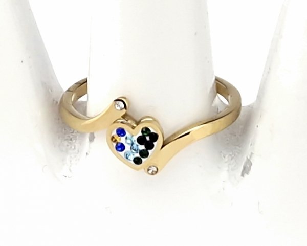 Ring 19,00 mm, goldener Edelstahl