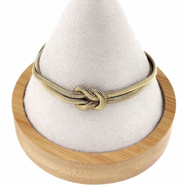 ARMBAND GOLD CELEBRITY EDELSTAHL