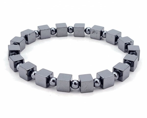 Bracelet hematite crystals celebrity
