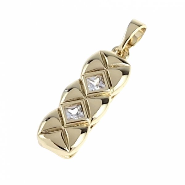 gold pendant 18k shiny xuping