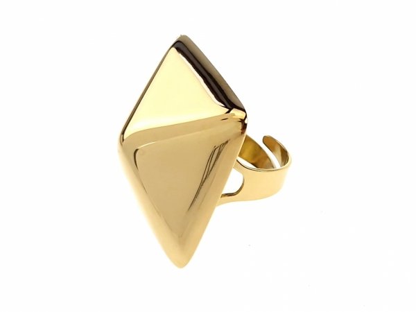 ring 18,30mm gold stainless steel