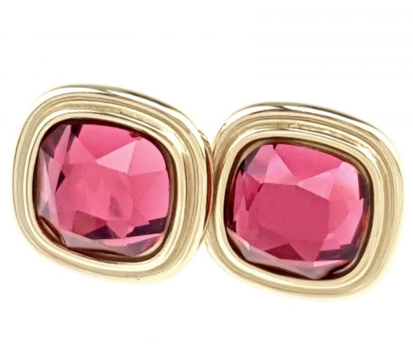 gold earrings made of stainless steel